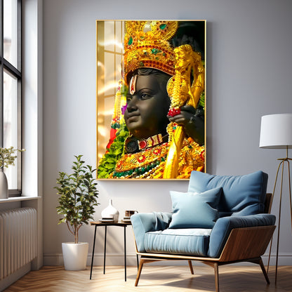 Ayodhya Darshan Premium Acrylic Vertical Wall Art