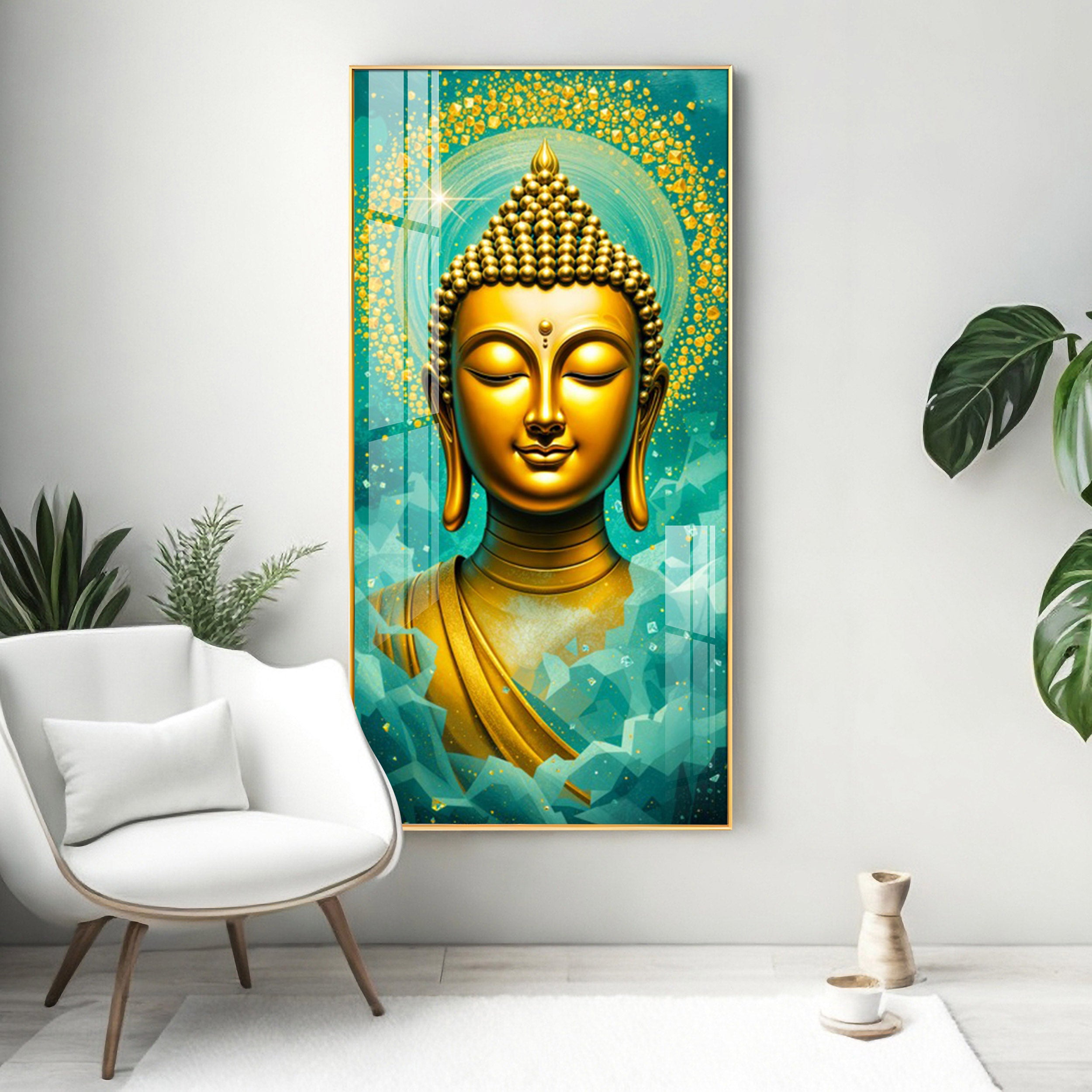 Contemporary Buddha Essence Premium Acrylic Vertical Wall Art