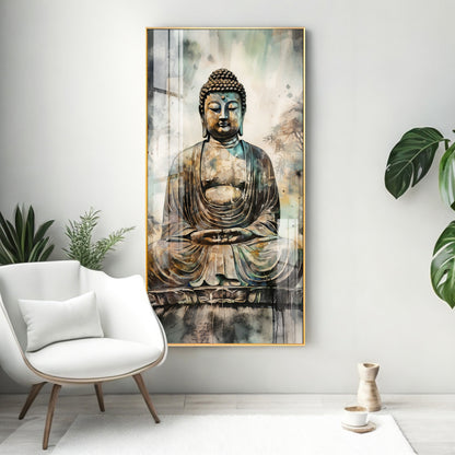 Peaceful Reflection Premium Acrylic Vertical Wall Art