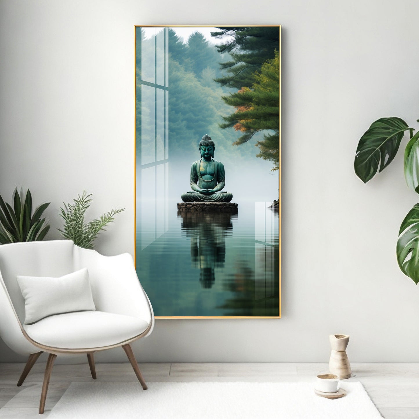 The Enlightened One Premium Acrylic Vertical Wall Art