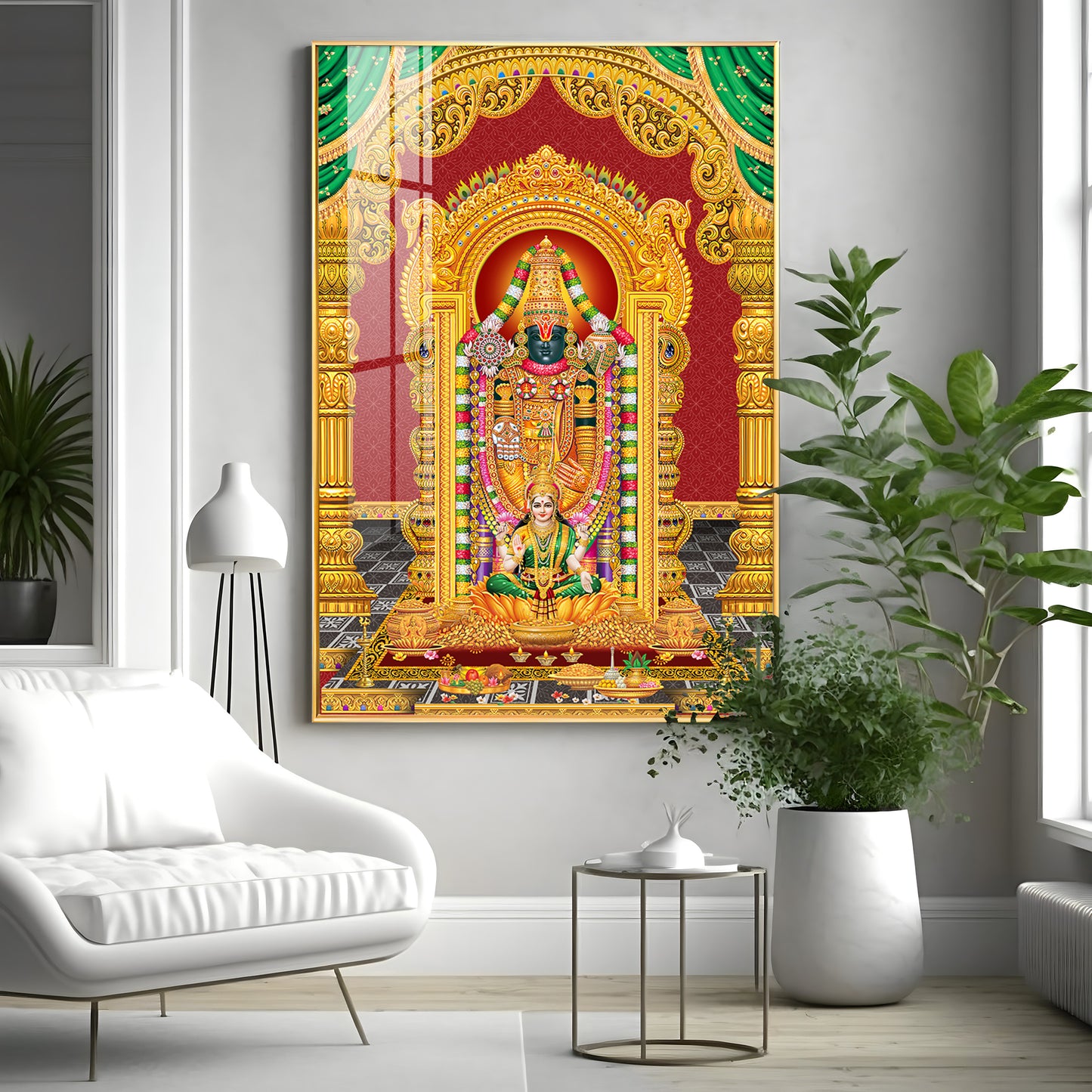 Lord Balaji Essence Premium Acrylic Vertical Wall Art