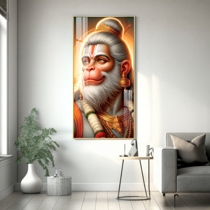 Jai Bajrang Bali Premium Acrylic Vertical Wall Art