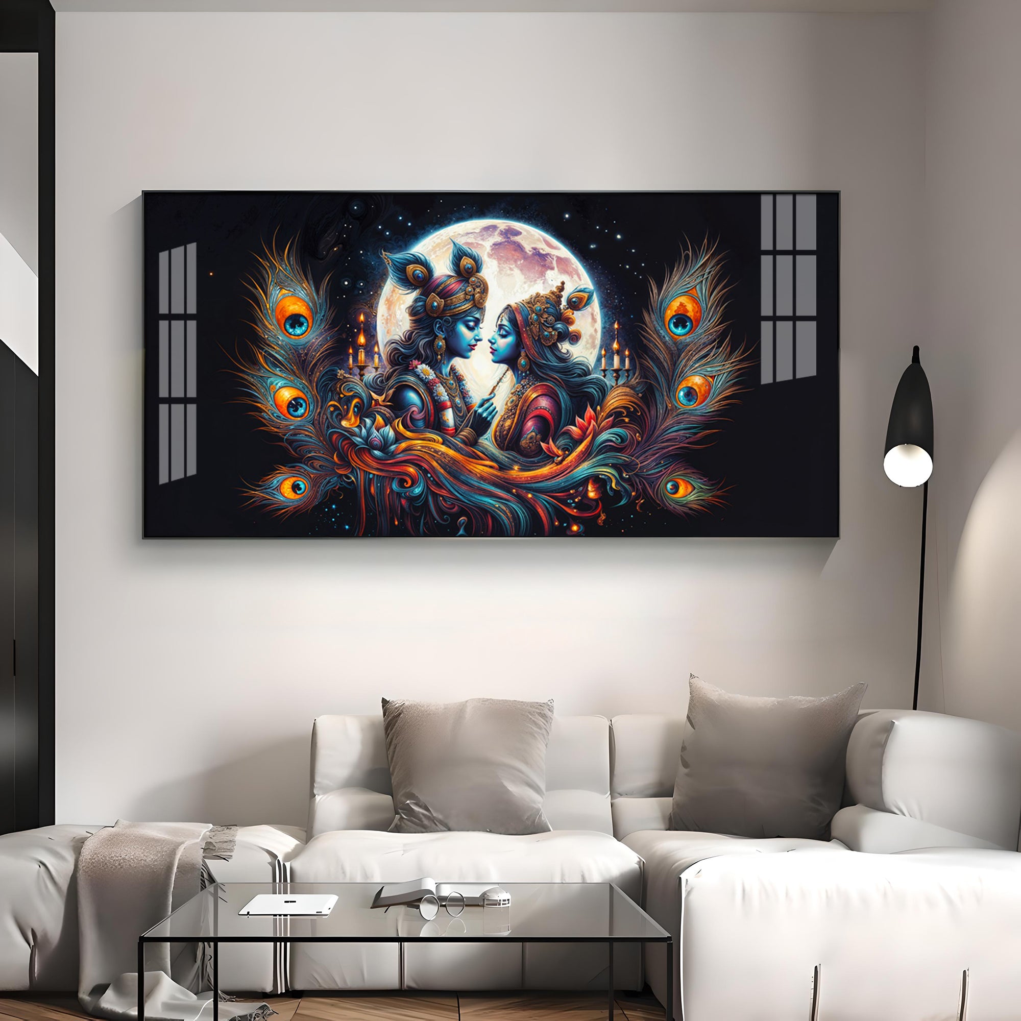 Dual Spirit One Soul Premium Acrylic Horizontal Wall Art