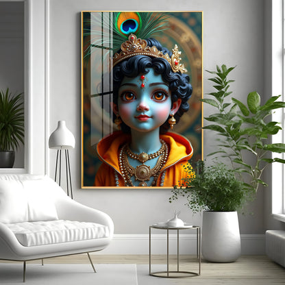 Infinite Krishna Imagery Premium Acrylic Wall Art