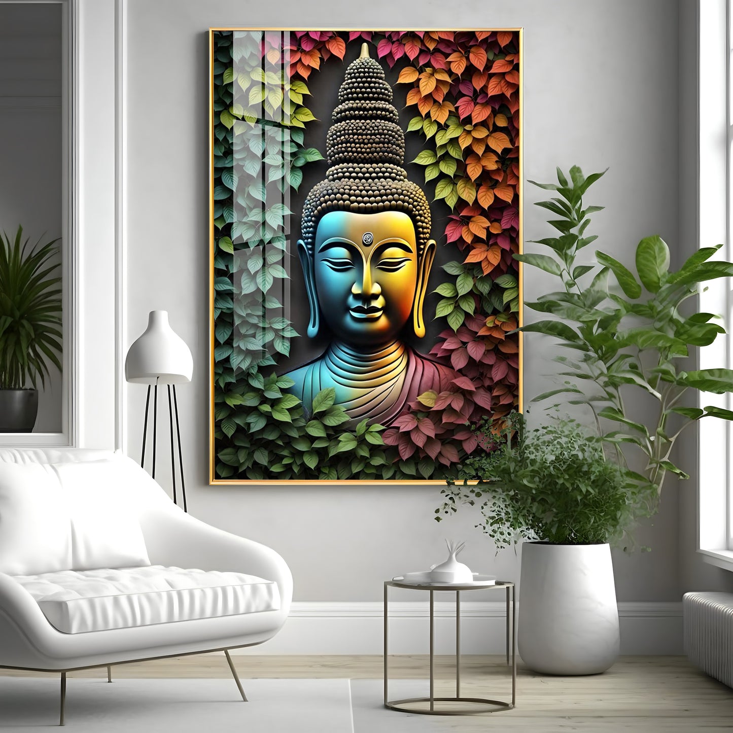 Beautiful Buddha Premium Acrylic Vertical Wall Art