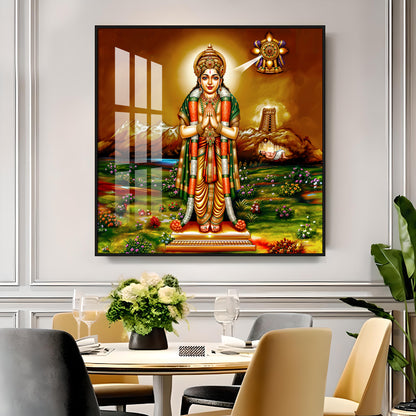 Thirumalisai Alvar Premium Acrylic Square Wall Art