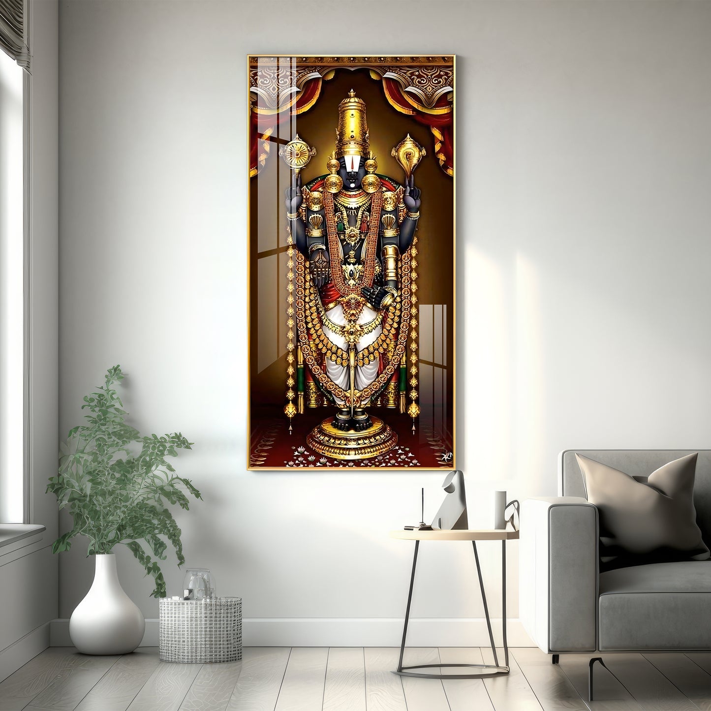 Diety of Happiness Premium Acrylic Vertical Wall Art