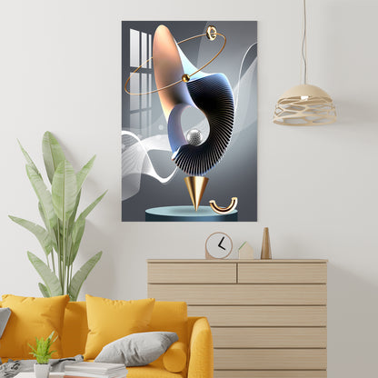 The Rotating Shell Acrylic Wall Art