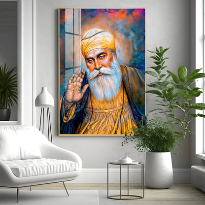 Divine Guru Ji Premium Vertical Acrylic Wall Art