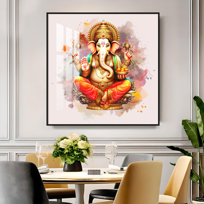 Gajanan Maharaj Premium Acrylic Square Wall Art