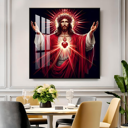 Heart of God Premium Acrylic Square Wall Art