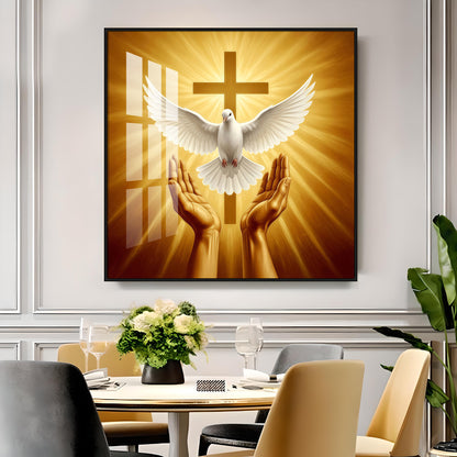 Pavitra Bible Vachan Premium Acrylic Square Wall Art