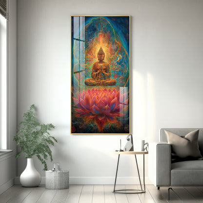 Positve Vibes Premium Acrylic Vertical Wall Art