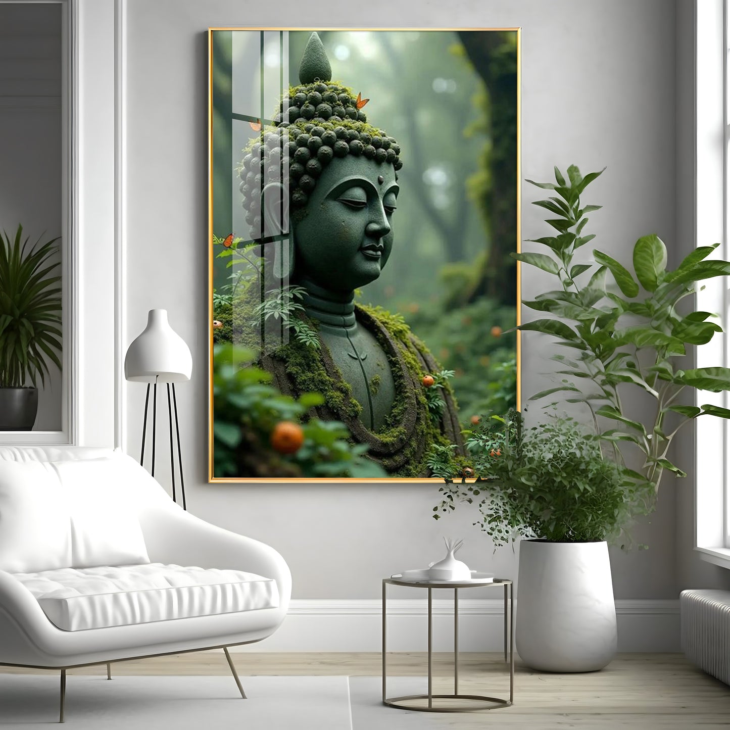 Zen Harmony Of Buddha Premium Acrylic Wall Art