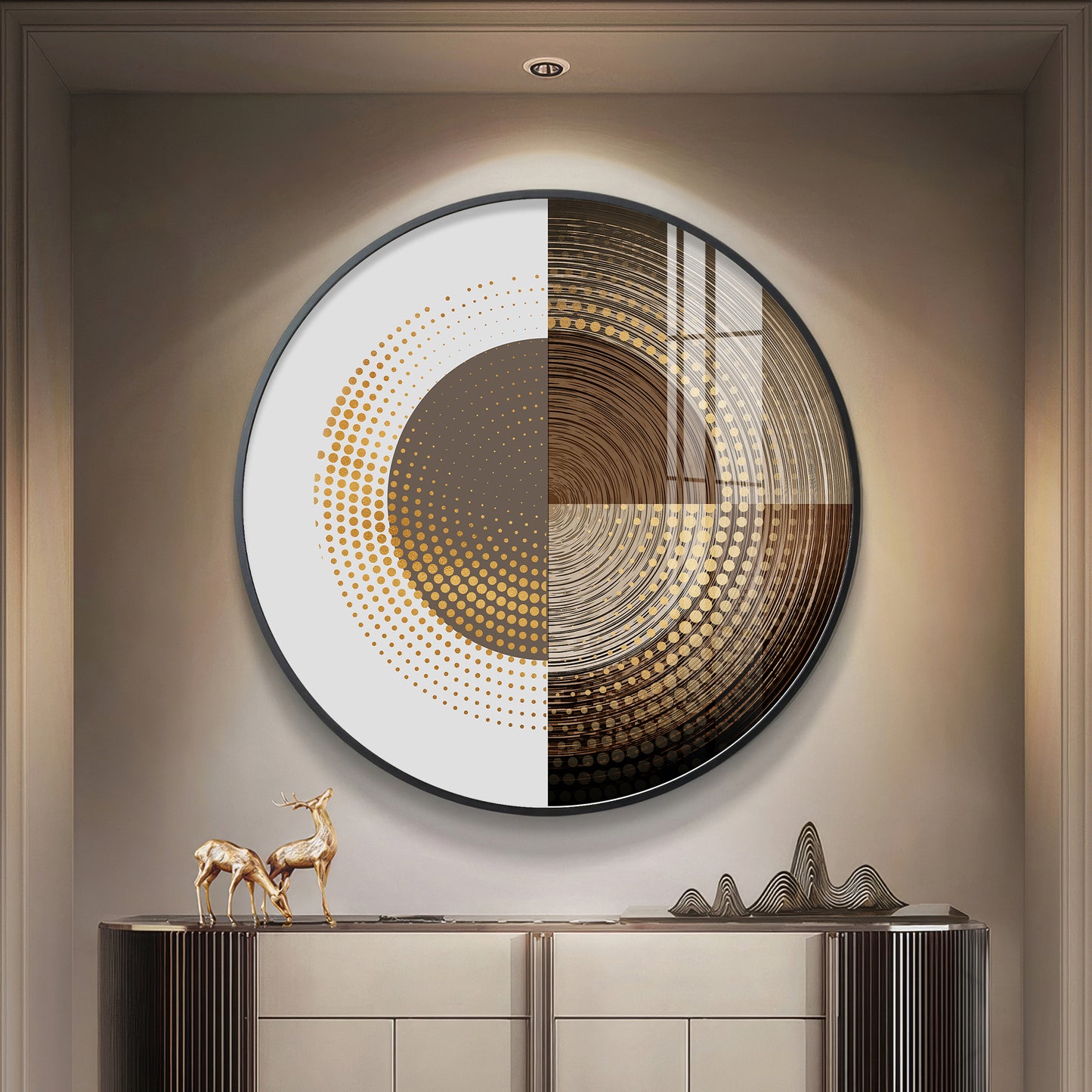 WallSphere Premium Acrylic Round Wall Art