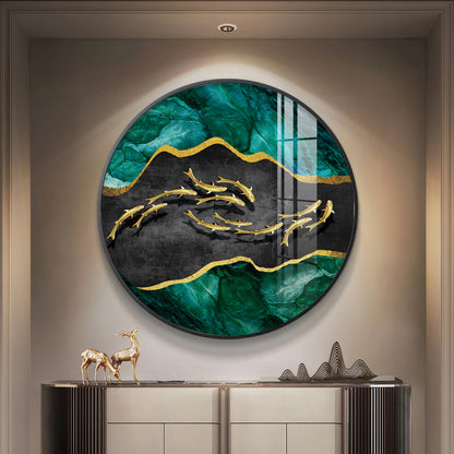 Regal Fish Premium Acrylic Round Wall Art