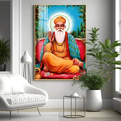 Tranquil Guru Ji Premium Vertical Acrylic Wall Art