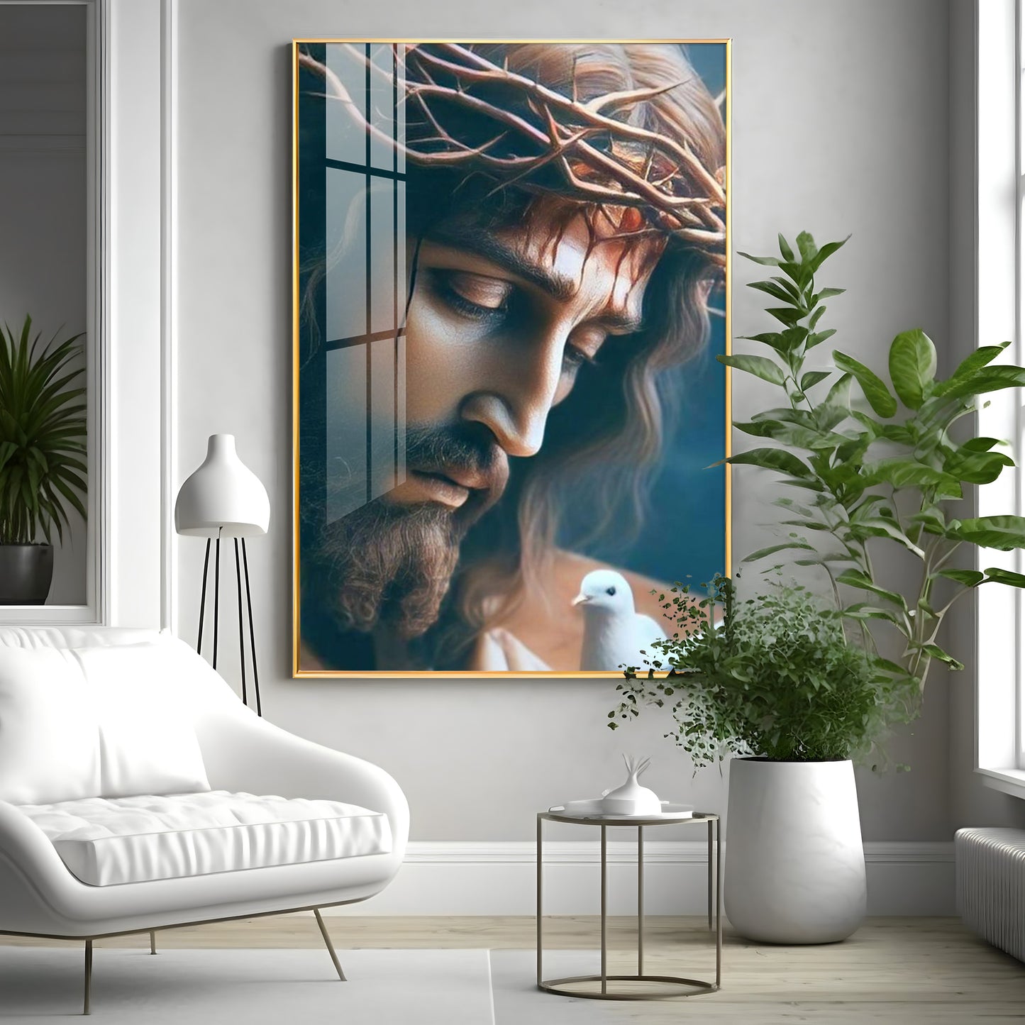 Jesus Faithful Reflections Premium Acrylic Wall Art