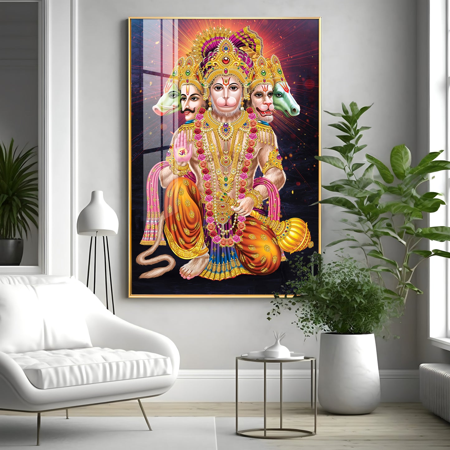 Hanuman's Valo Premium Vertical Acrylic Wall Art