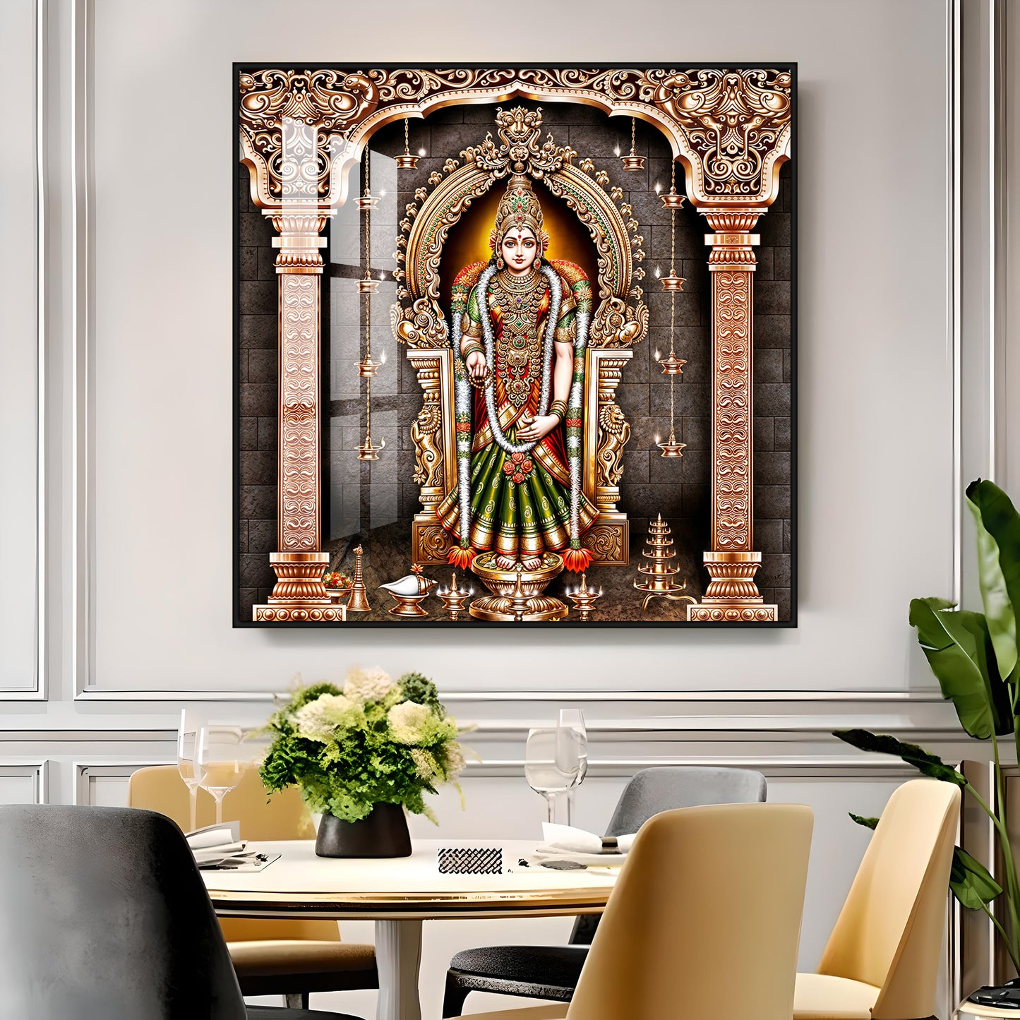 Goddess Grace Premium Acrylic Square Wall Art