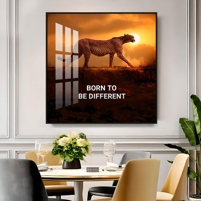 Be Different Premium Acrylic Square Wall Art