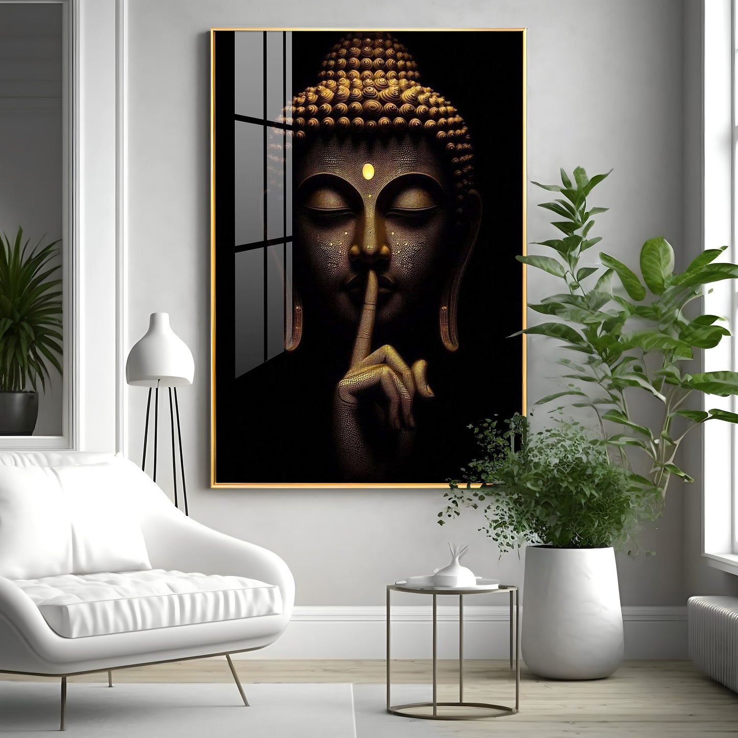 Buddha's Stillness Premium Acrylic Wall Art