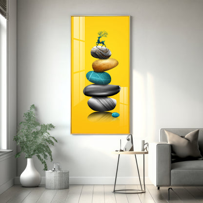 Fortune Stones Premium Acrylic Vertical Wall Art