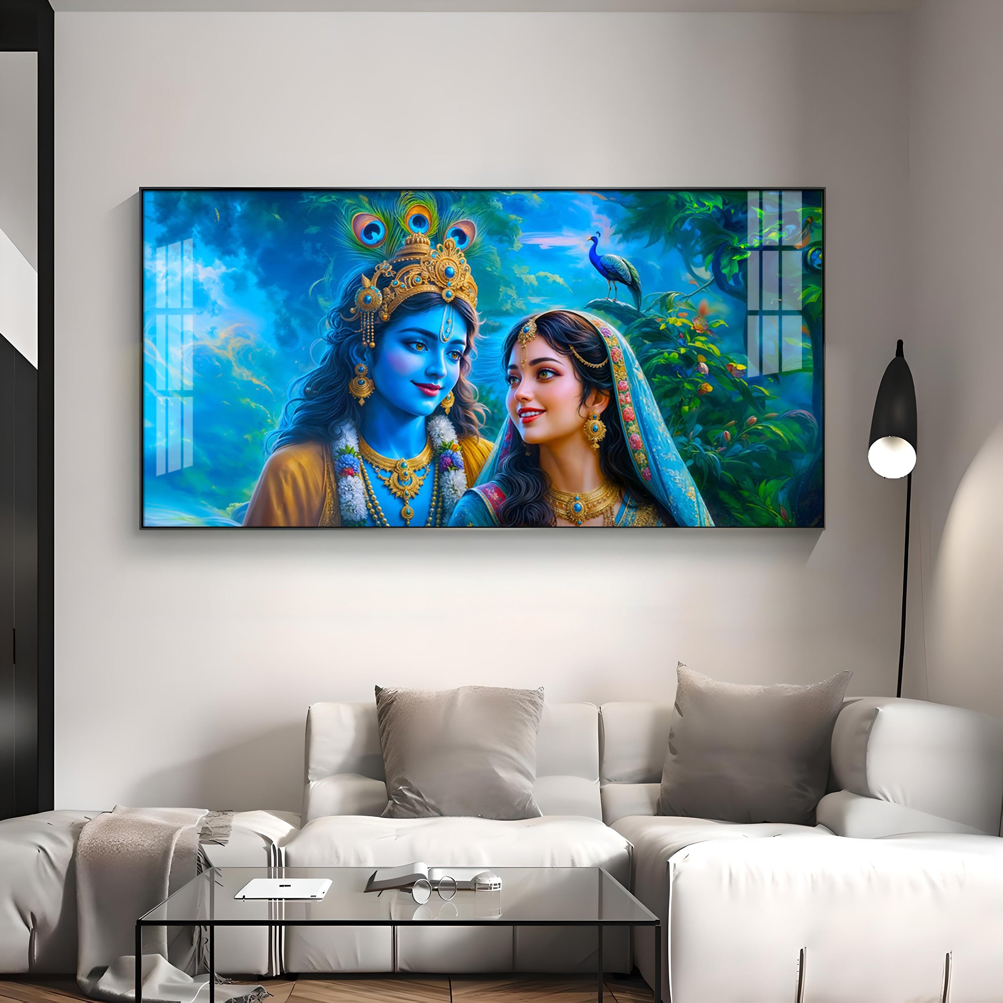 Radiant Togetherness Portrait Premium Acrylic Horizontal Wall Art