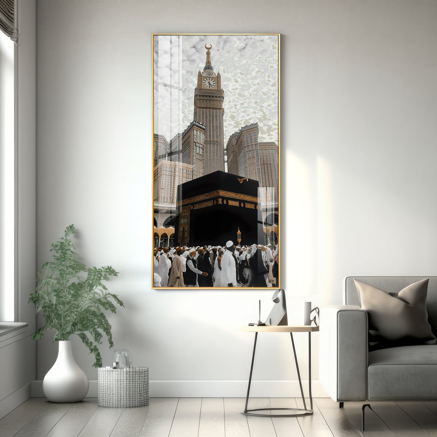 Holy Islamic Place Premium Acrylic Vertical Wall Art