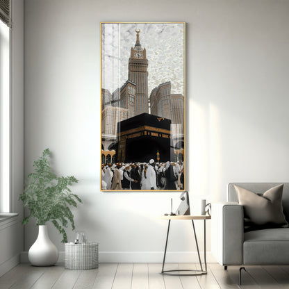 Holy Islamic Place Premium Acrylic Vertical Wall Art