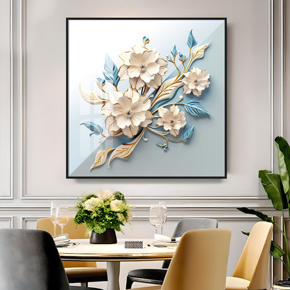 Floral Premium Acrylic Square Wall Art