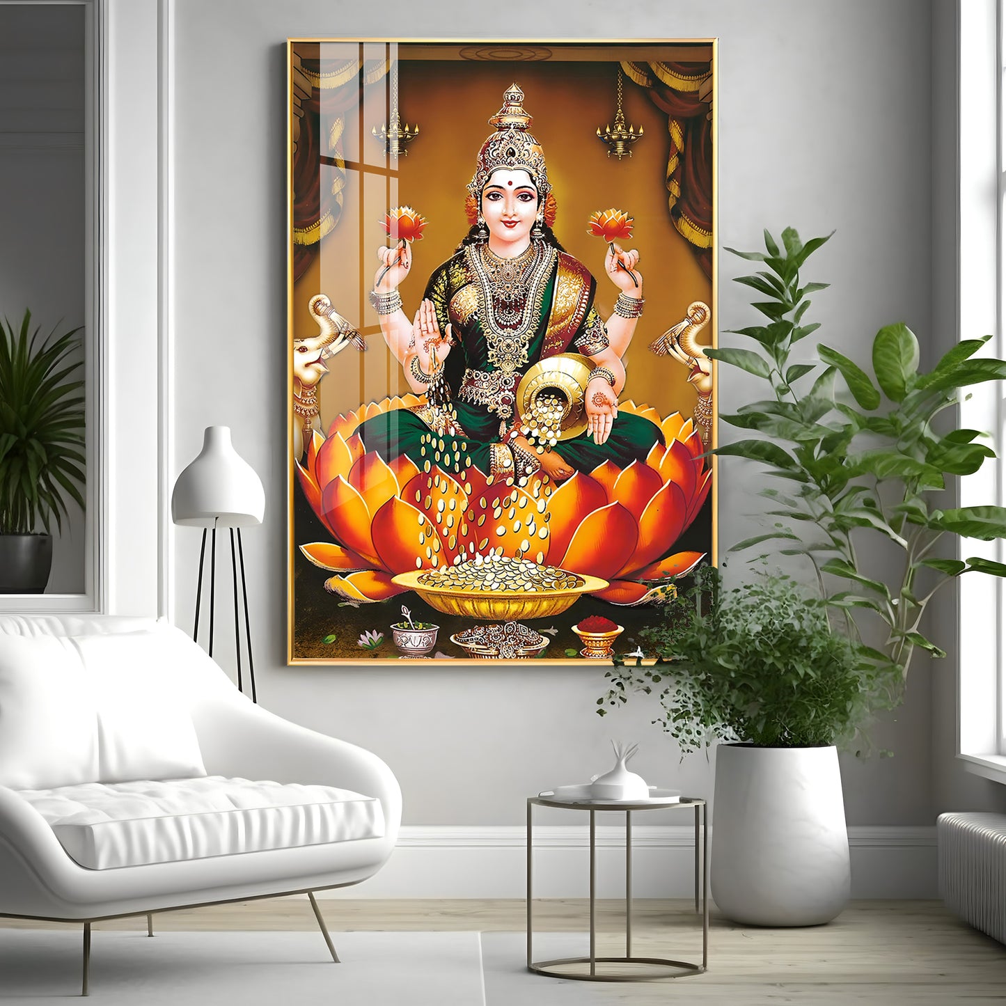 Goddess in Tranquility Premium Vertical Acrylic Wall Art