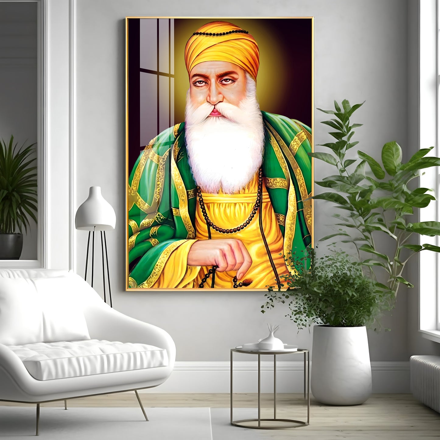 Guru Nanak Ji Premium Vertical Acrylic Wall Art