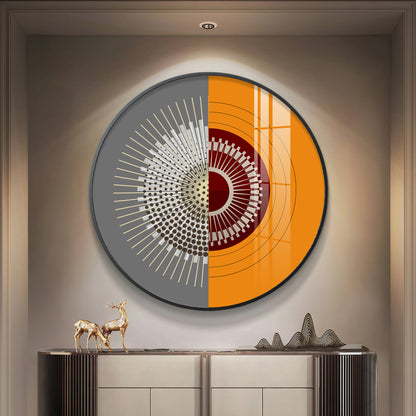 Artful Aura Premium Acrylic Round Wall Art
