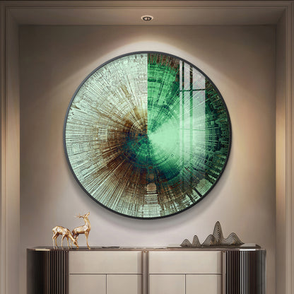 Sphere of Serenity Premium Acrylic Round Wall Art