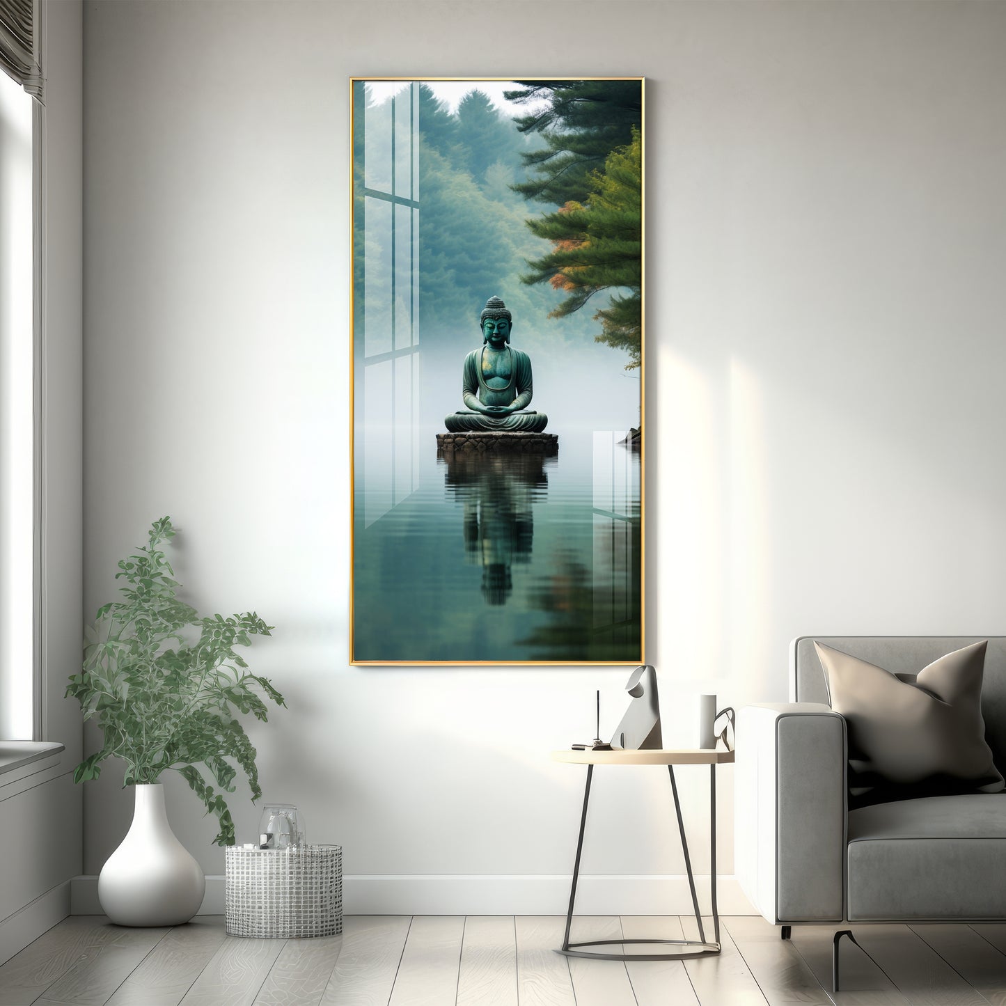 The Enlightened One Premium Acrylic Vertical Wall Art