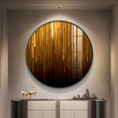 Opulent Sphere Premium Acrylic Round Wall Art