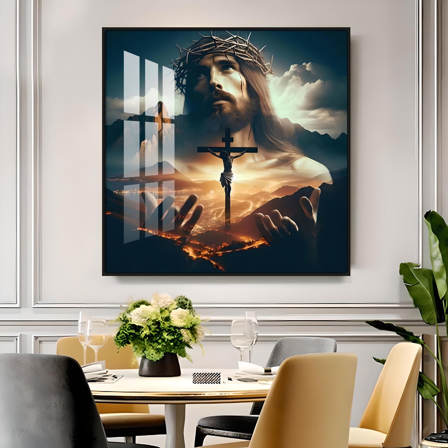 Eternal Faith Premium Acrylic Square Wall Art