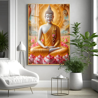 Tamatina Buddha Premium Acrylic Vertical Wall Art