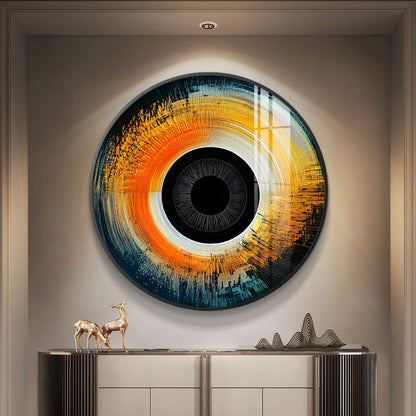 Visionary Gaze Premium Acrylic Round Wall Art