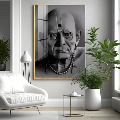 Majesty Shree Swami Samarth Premium Vertical Acrylic Wall Art