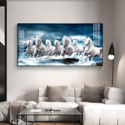 Heaven Horses Premium Acrylic Horizontal Wall Art