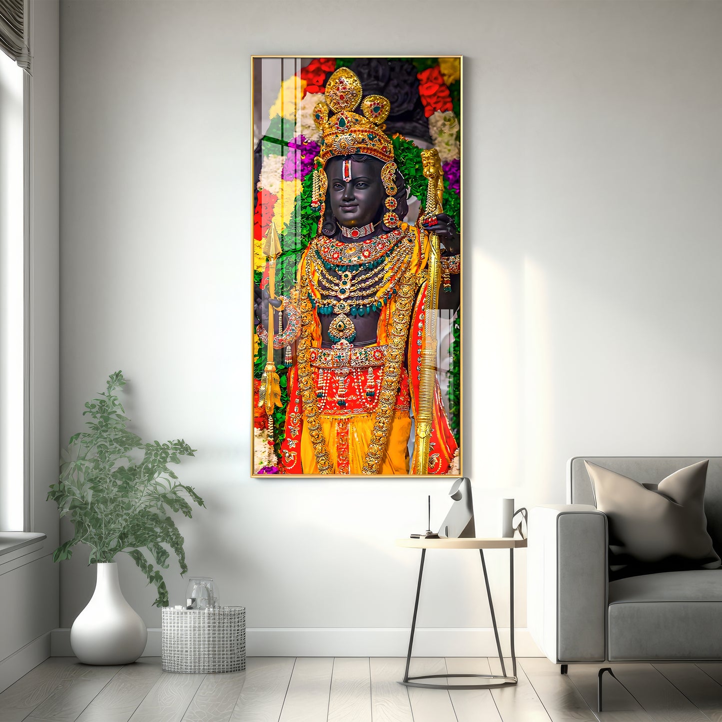 Divine Shree Ram Premium Acrylic Vertical Wall Art