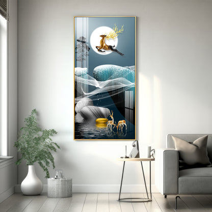 Catch The Moon Premium Acrylic Vertical Wall Art