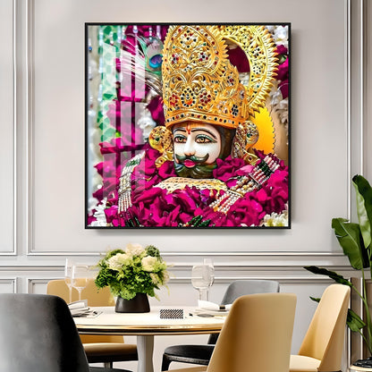 Teen Baand Dhaari Premium Acrylic Square Wall Art