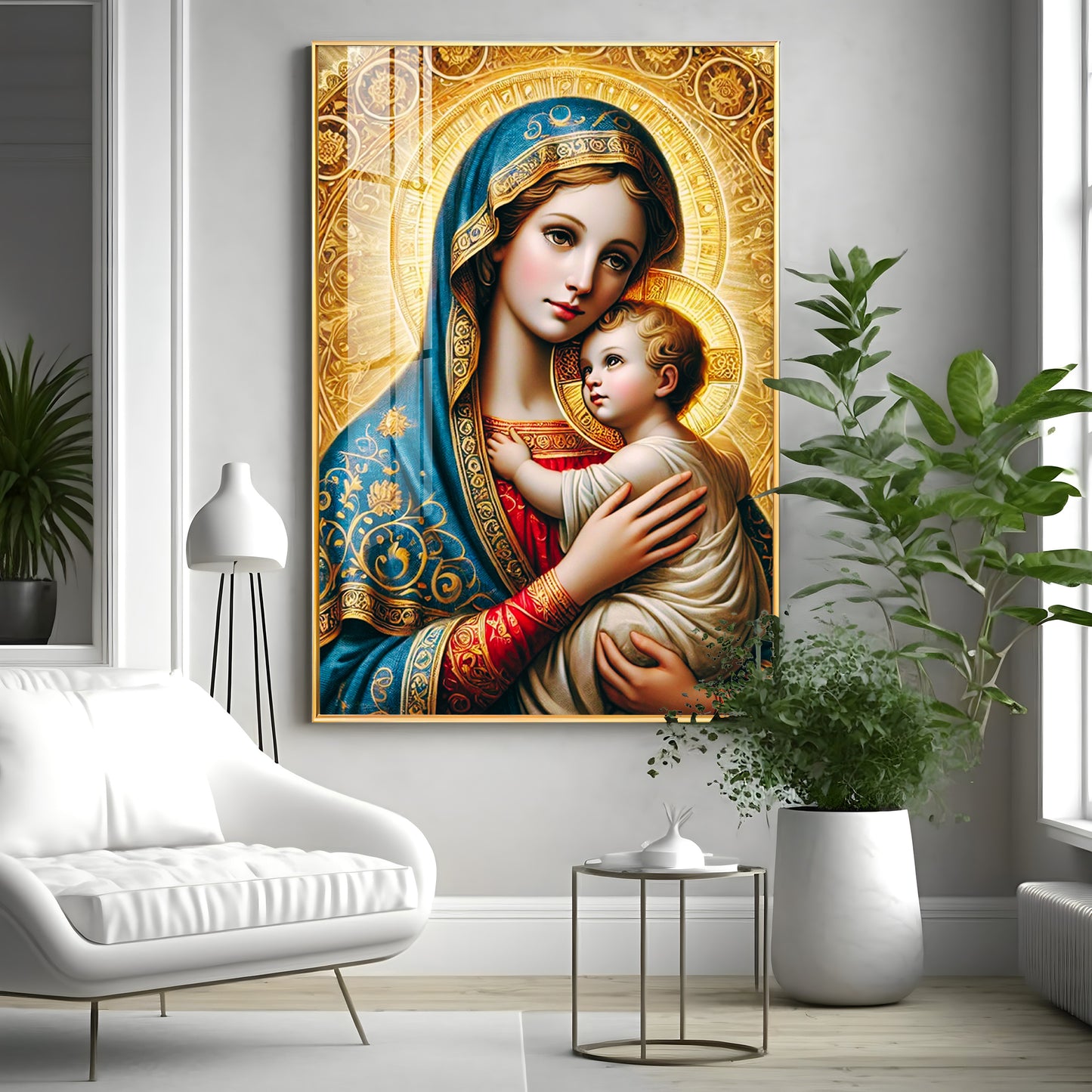 Celestial Grace Premium Acrylic Vertical Wall Art