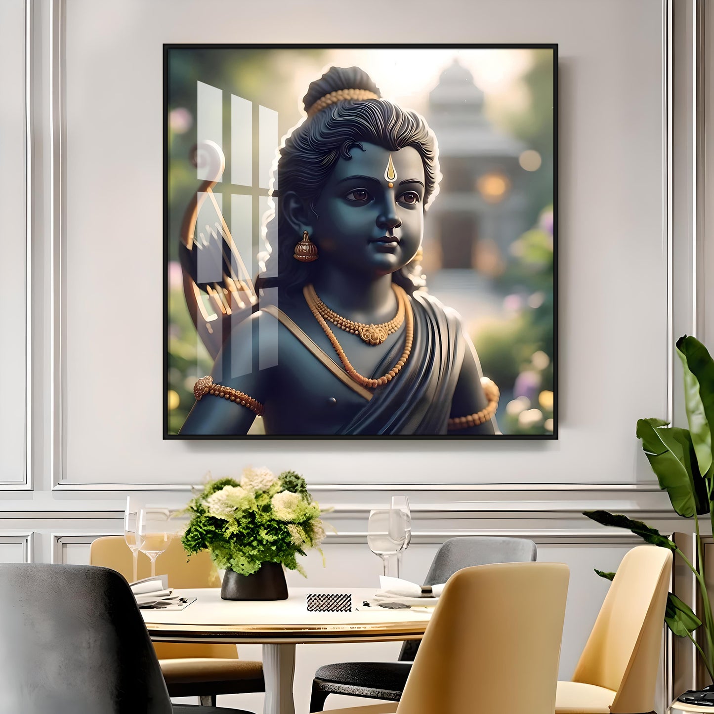 Baal Ram Premium Acrylic Square Wall Art