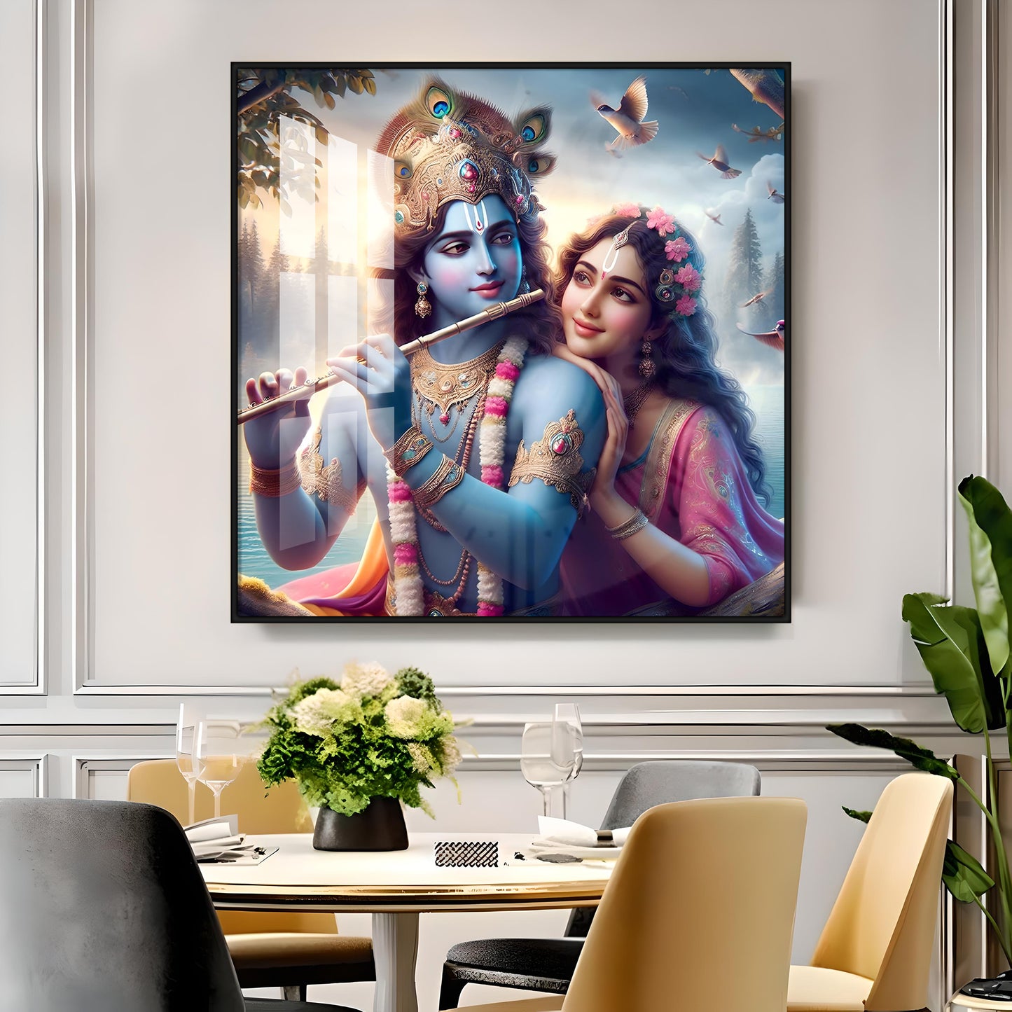 Sacred Love Premium Acrylic Square Wall Art