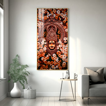 Jai Shree Shyam Premium Acrylic Vertical Wall Art