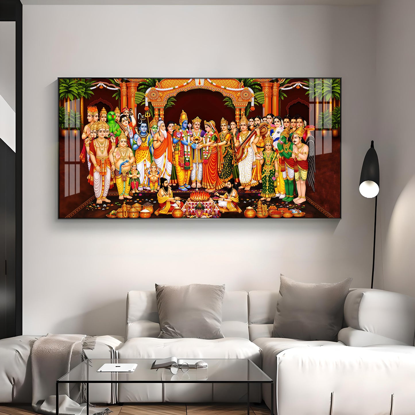 Srinivasa Kalyanam Premium Acrylic Horizontal Wall Art